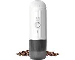 JOR Products® - Draagbare Espressomachine - Koffiebonen & Nespresso - Wit