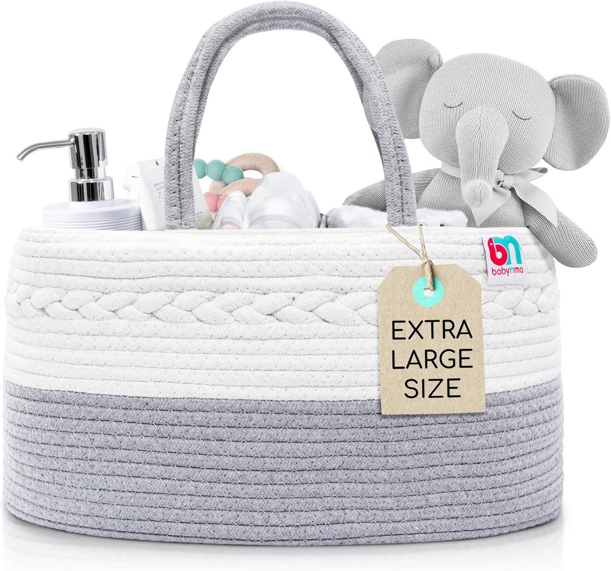 Luier Caddy voor baby's met Touw - Organiseer Essentials