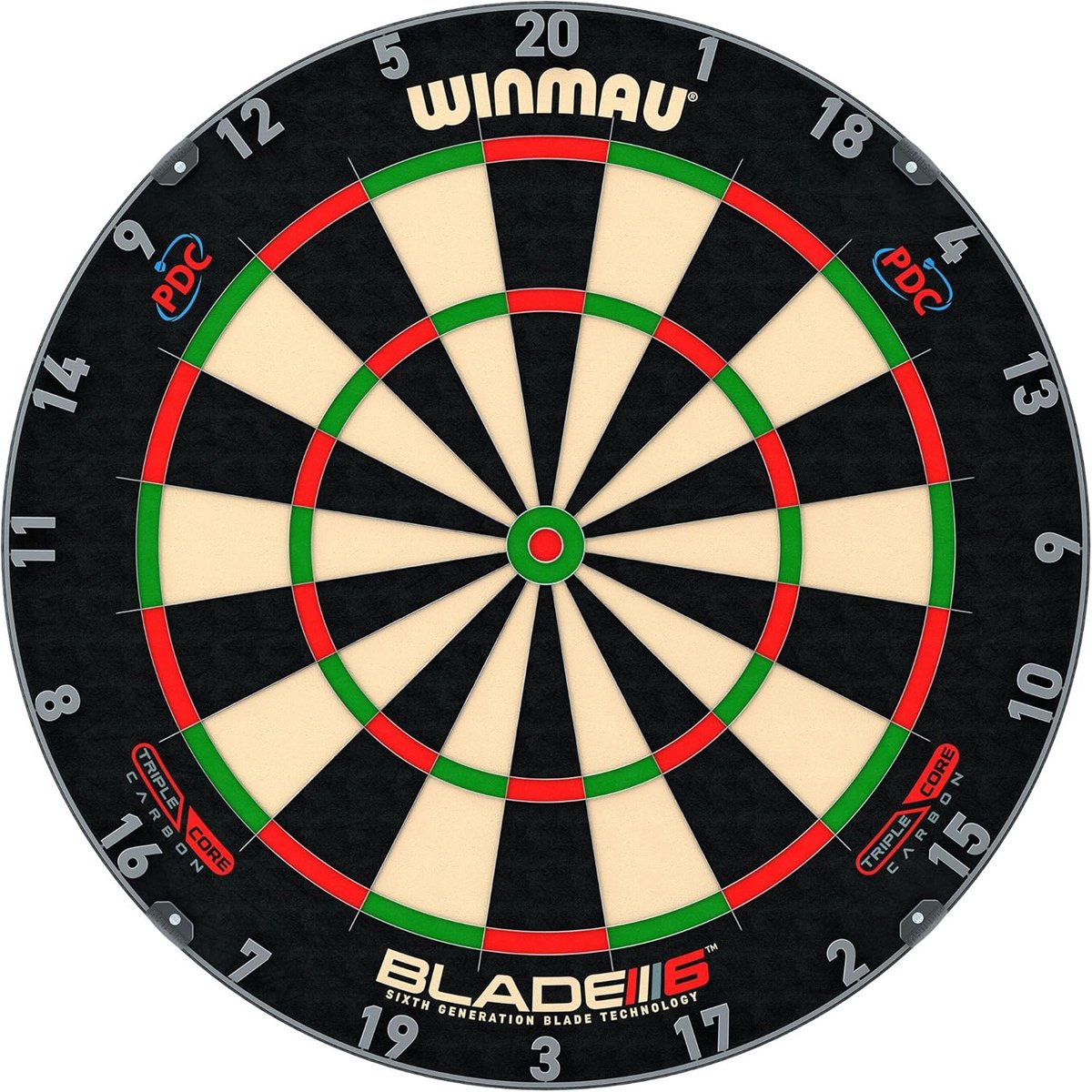Professionele Carbon Dartboard met Triple Core Technologie voor Ultime Scoring