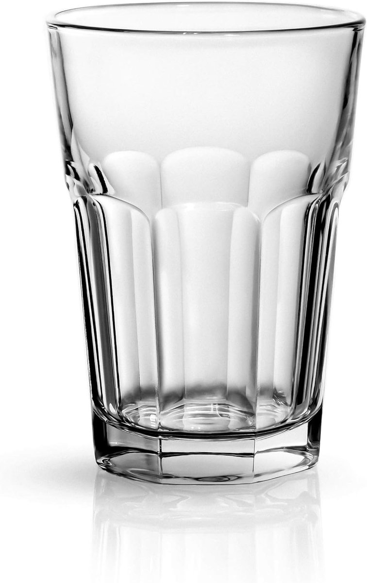 Caipirinha Longdrink Glazen Set van 6 - Vaatwasmachinebestendige Glazen 350 ml