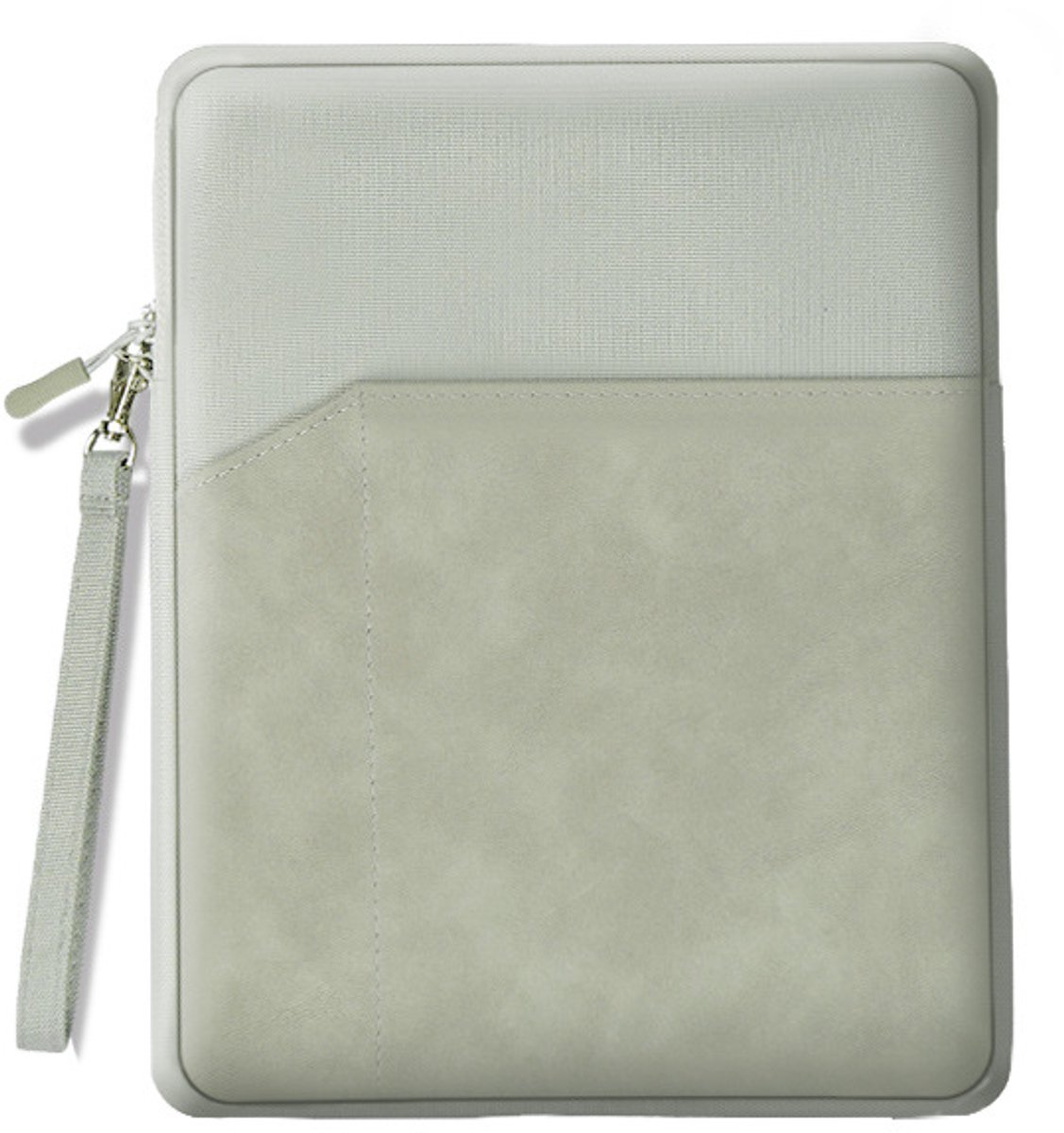 Beschermhoes voor tablet-pc - Laptophoes - Opbergtas voor iPad - Lichtgrijs - 9.7-10.8 inch