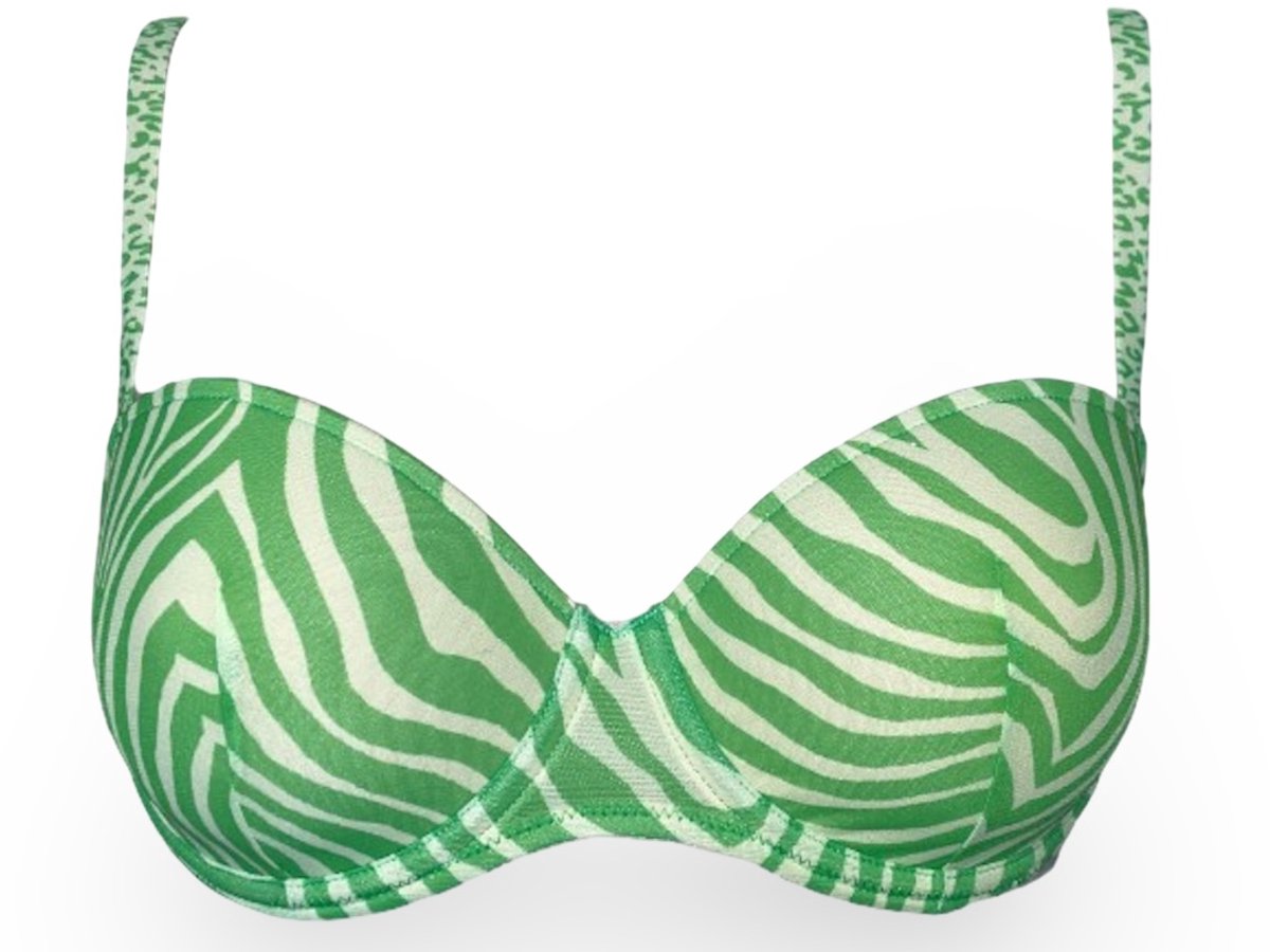 Marie Jo L'Aventure Tristan Voorgevormde Balconette Bh 0122159 Vert Bambou - maat EU 85C / FR Groen