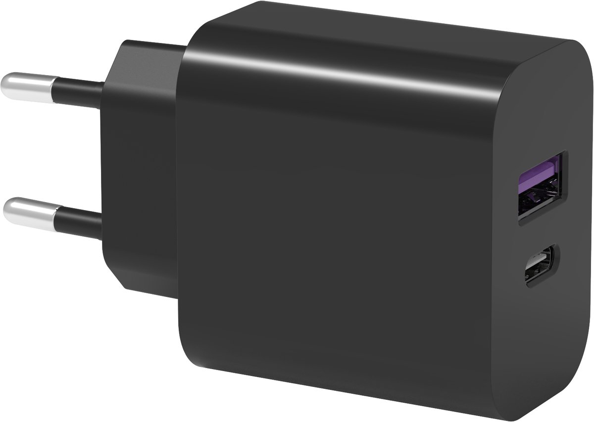 ThunderGold USB C Adapter - USB C Oplader - Adapter USB C - Oplader USB C - USB C Lader - USB Stekker - Snellader USB C - USB A Adapter - USBC lader