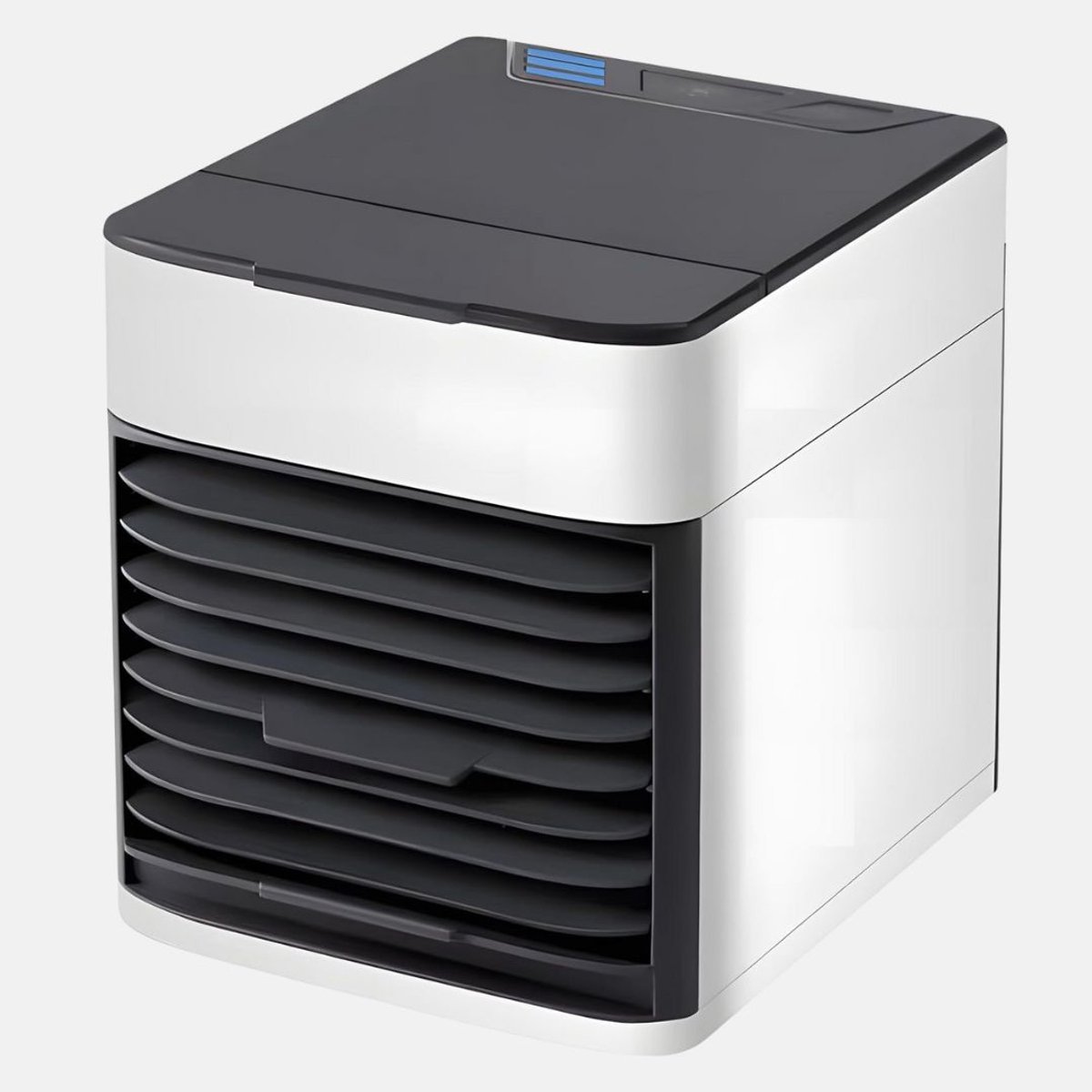 Aurixi® Mobiele Airco Zonder Afvoer - Luchtkoeler - Aircooler - Wit - 16cm x 14cm x 16cm