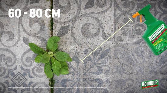 Roundup Totaal Onkruidvrij Kant en Klaar Navulling - 2,5L voor 25m² - Onkruidverdelger - Onkruidverwijderaars zonder glyfosaat van Merkloos	 — afbeelding 2
