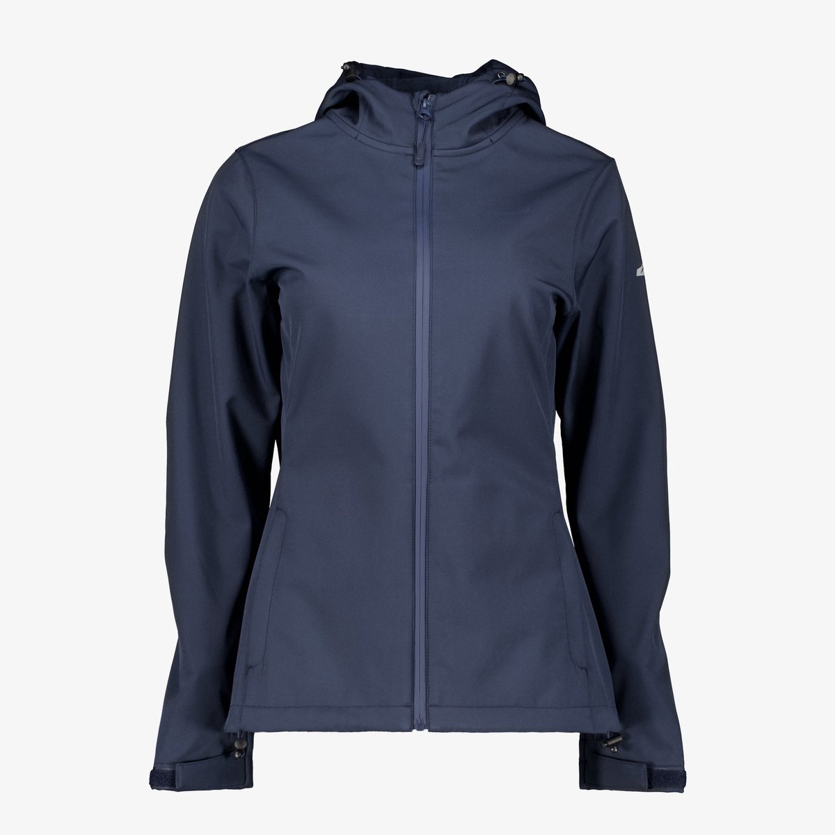 Mountain Peak dames softshell jas blauw - Maat 3XL