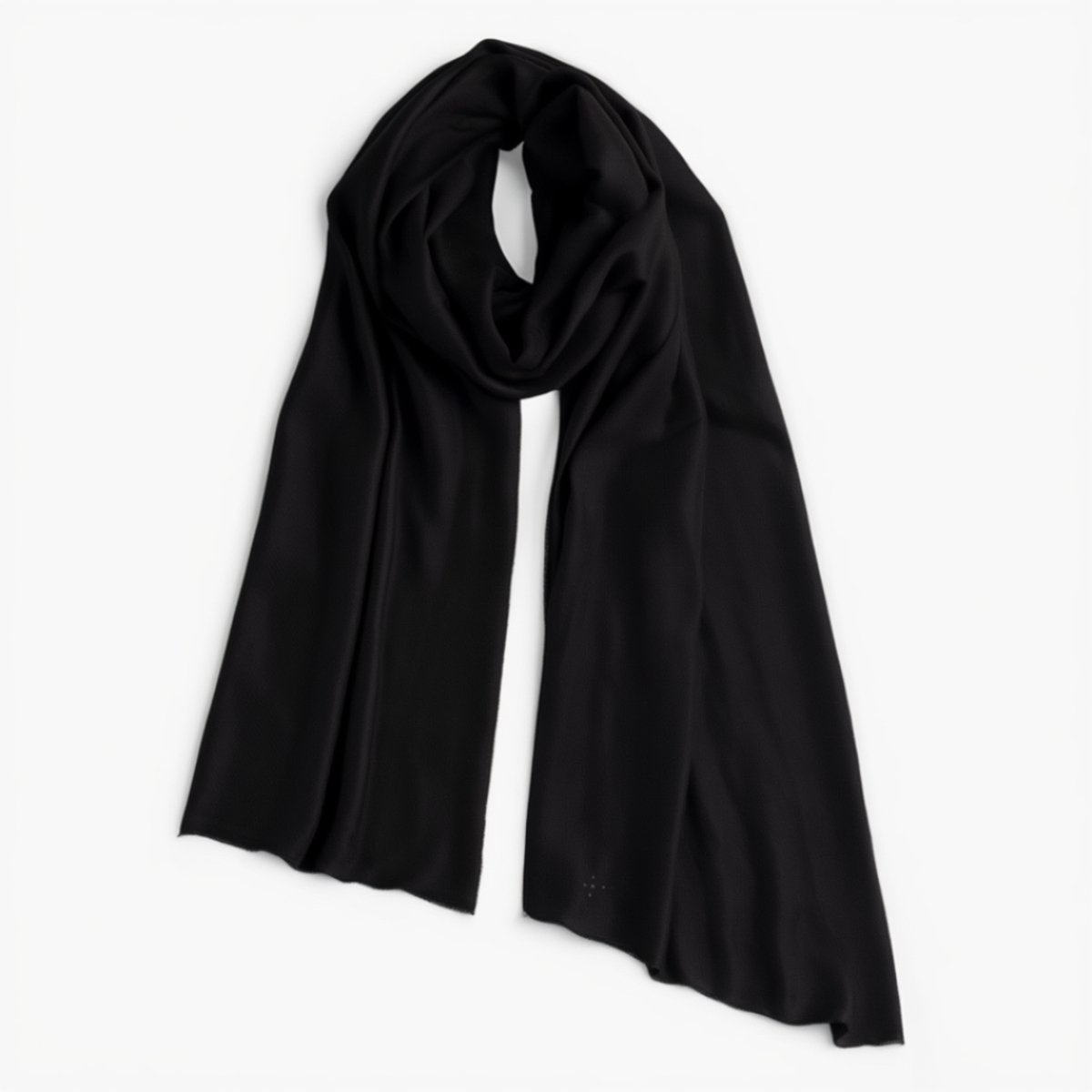 Cashmere Sjaal – 100% Cashmere – Omslagdoek- Lichtgewicht voor Lente en Zomer – Zwart