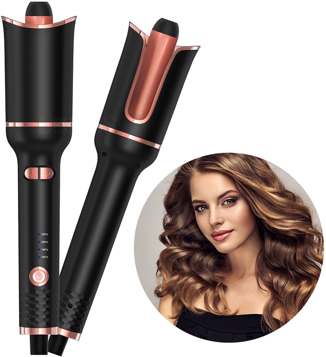 Automatische Keramische Krultang met Automatische - Automatische - €43,69