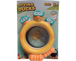 3-Pack Pool Duikringen voor Kinderen - Leuke Cartoon Eenden Duikringen - Kleurrijk Onderwater Speelgoed voor Zwembad - Duiktraining en Waterplezier - Veilig Ontwerp voor Strand en Achtertuin - Ideaal Cadeau voor Kinderen