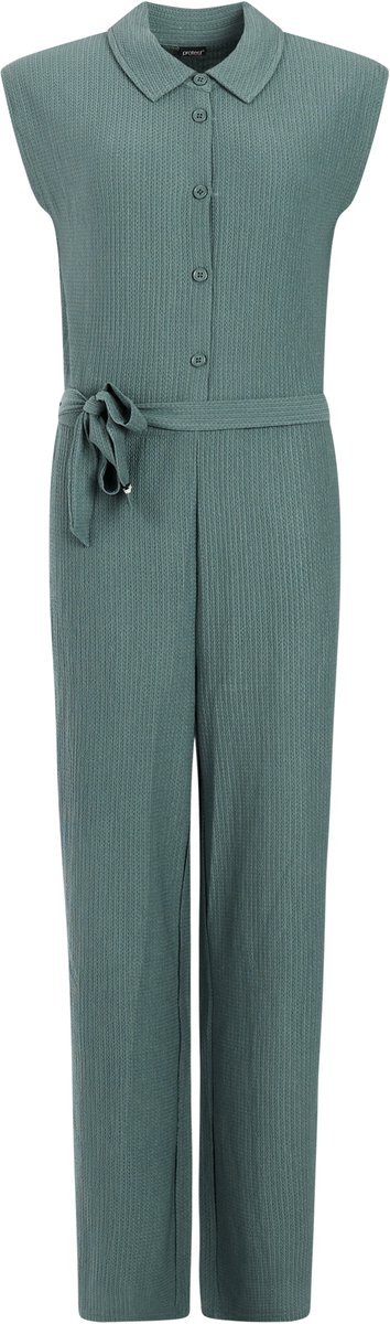 Protest PRTKenzy Jumpsuit Dames Normale pasvorm Knoopsluiting Groen