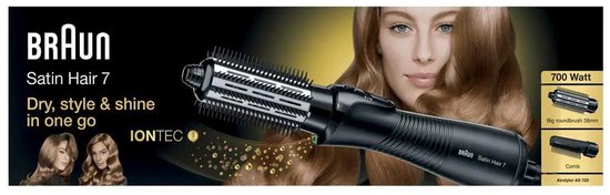 Braun Satin Hair 7 BRAS720E F�hnborstel - Ionentechnologie - Drogen, Stijlen, en krullen