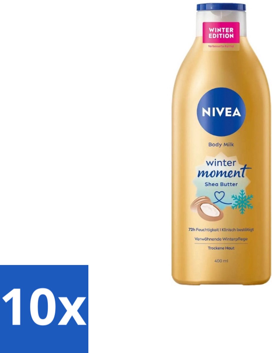 Nivea – Bodymilk – Winter Moment – 400 ml - Bulkverpakking - 10 stuks