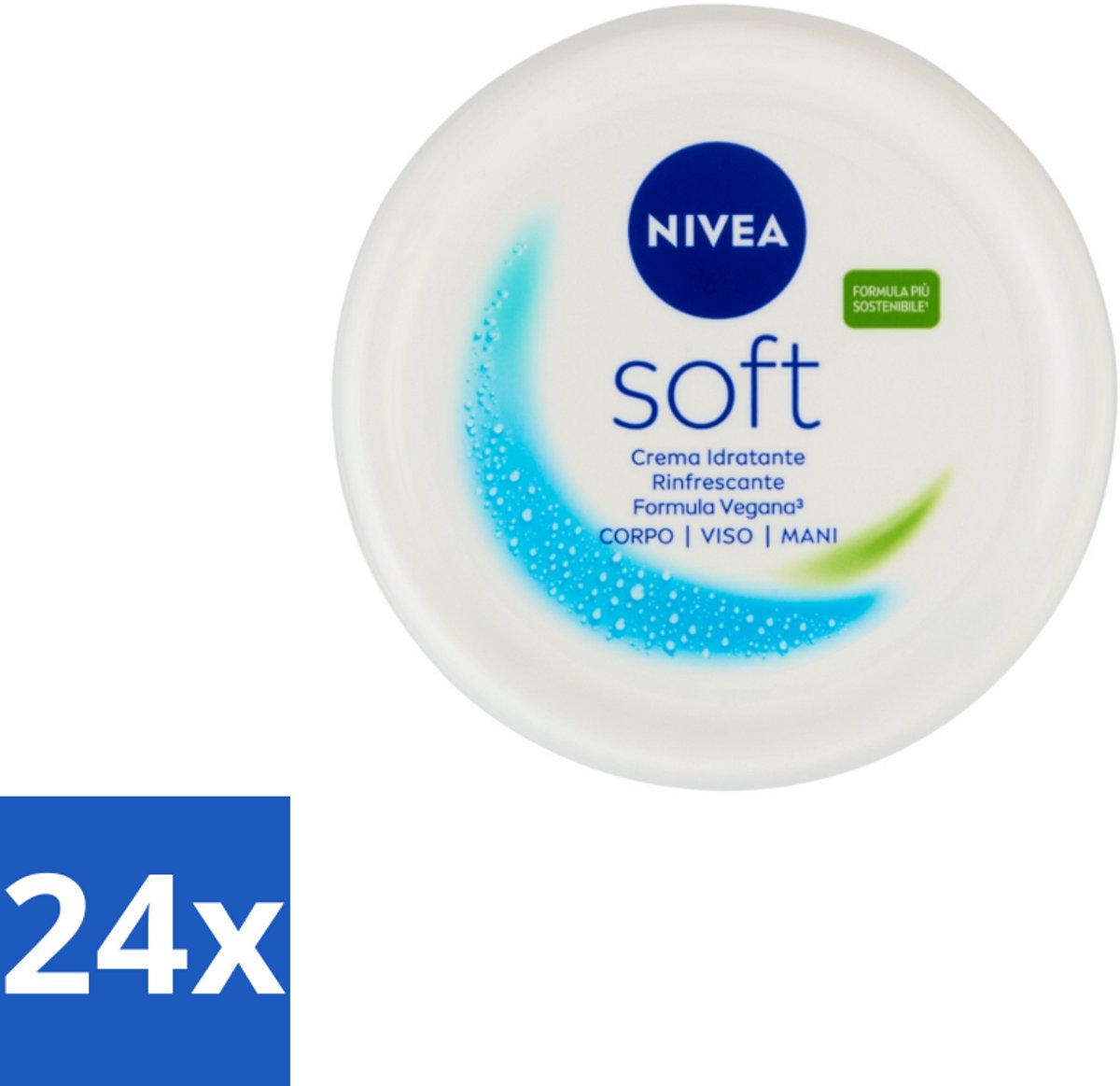 Nivea – Crème – Soft - 300 ml - Voordeelverpakking - 24 stuks