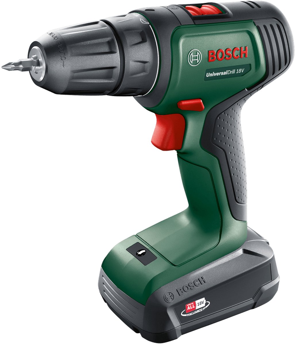 Set met boor en accessoires BOSCH Universaldrill 18 Power 4All 18 V 40 Nm thumbnail 2