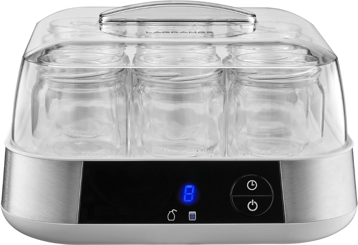 Aurixi® Yoghurtmaker - Citruspers - Ijsmachine - Zilver - ‎26cm x 25cm x 16cm
