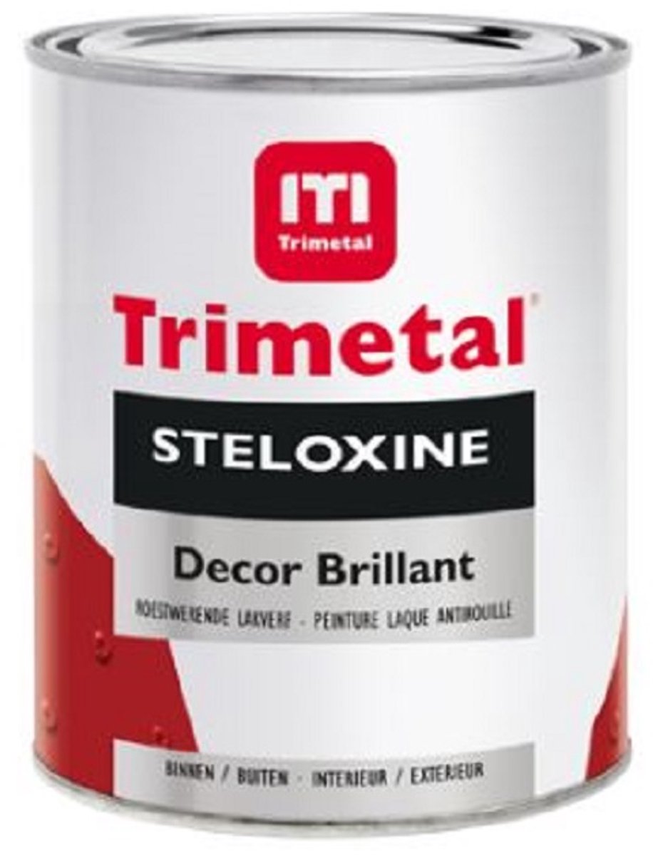 Trimetal Steloxine Decor Brillant - Polyvalente solventgedragen metaalbescherming - Kleur Wit - 0.50 L