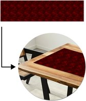 Duni papieren tafelloper zwart 480 x 40 cm | Fun en Feest