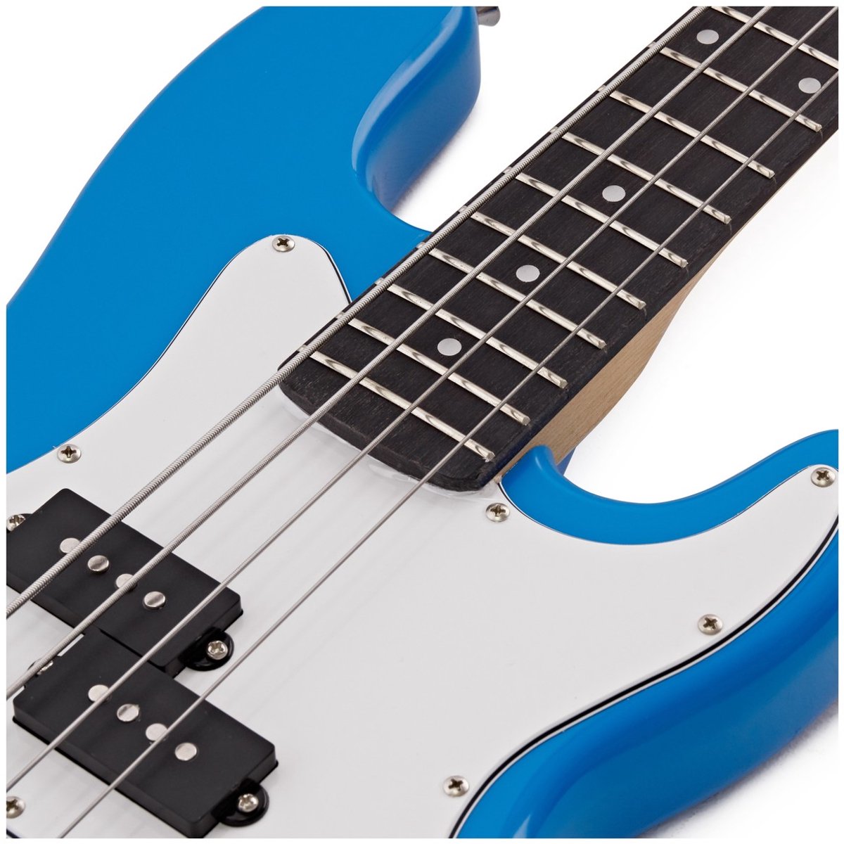 3/4 LA Basgitaar + 15 W Versterkerpakket, Blauw thumbnail 3