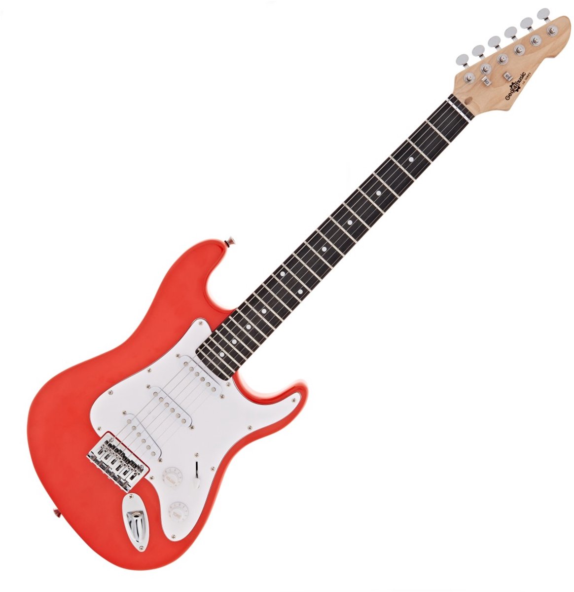 3/4 LA Elektrische Gitaar van Gear4music, Rood