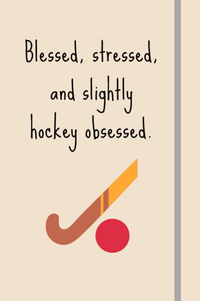 Grappig Hockey Notitieboek Universitair Studenten Agenda Cadeau voor Vrouwen en Meisjes