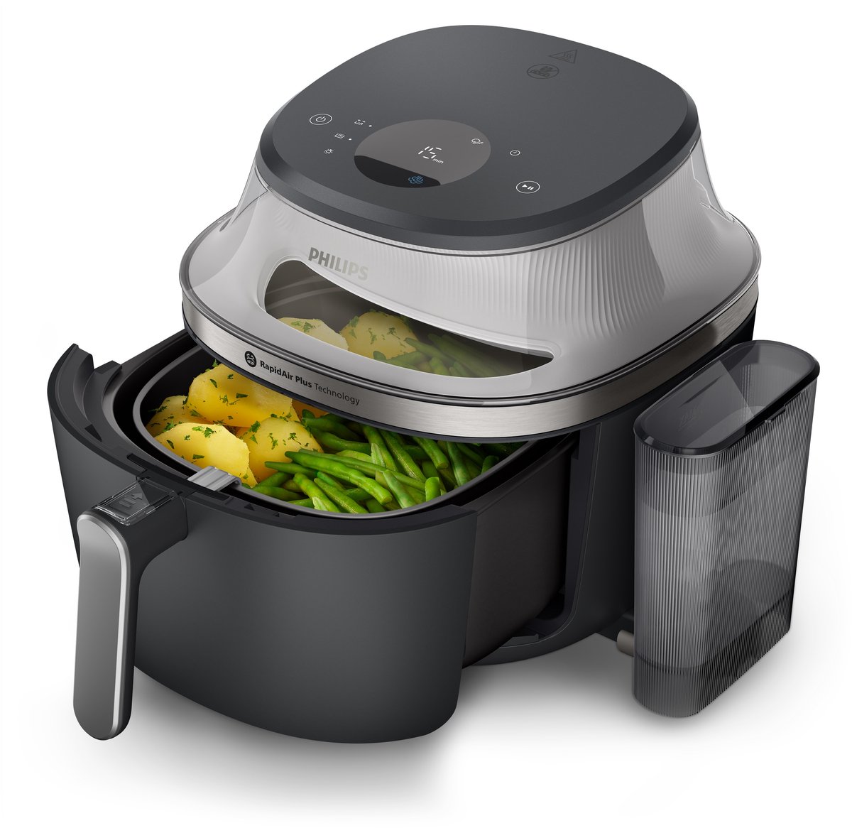 DAP Airfryer met Dubbele Lade 7,2L voor 6 Personen - afbeelding 2