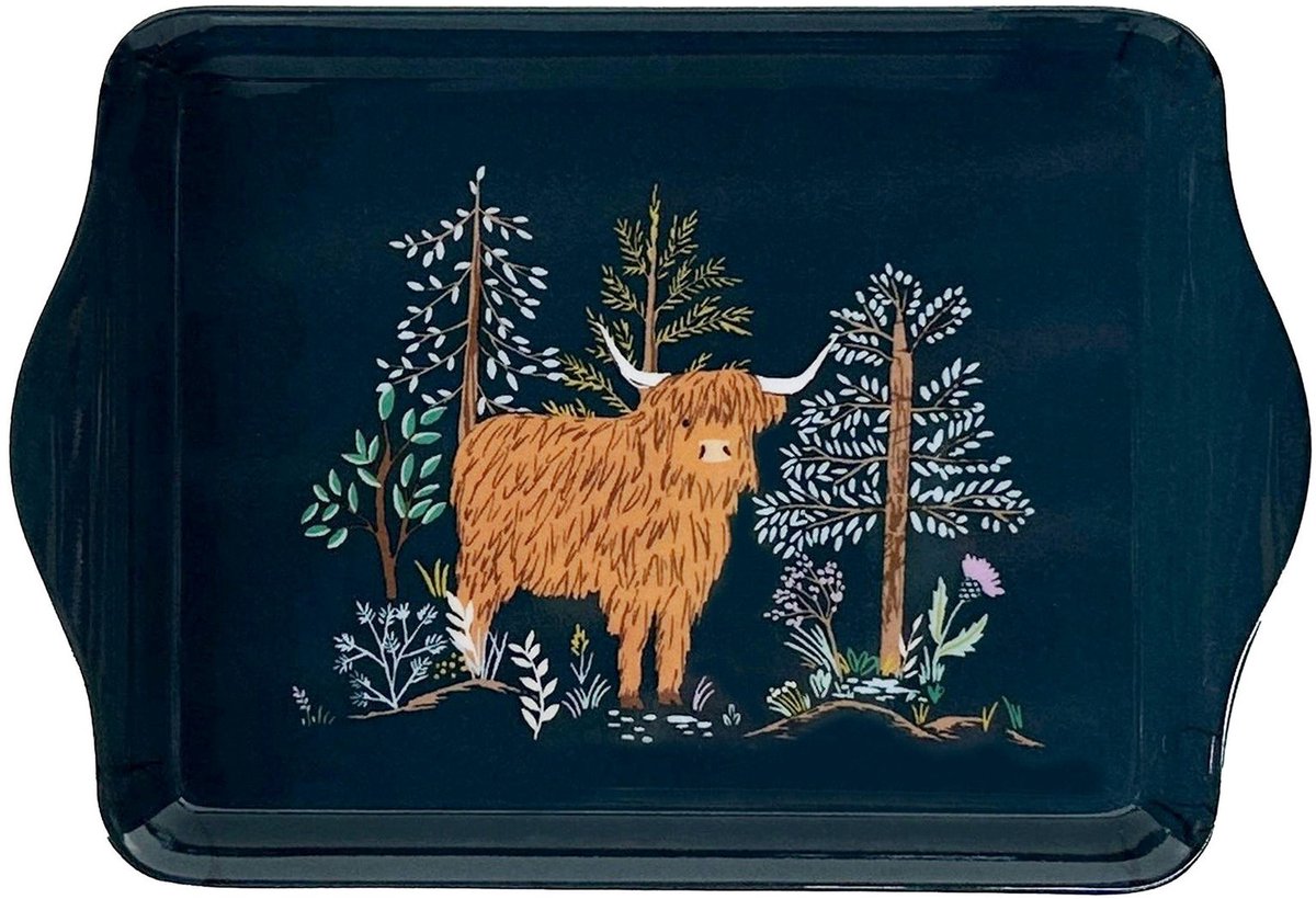 Klein dienblad - tray - Connie the cow - 21 x 14 cm