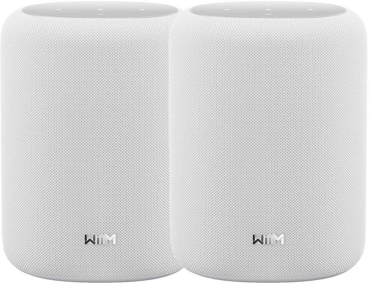 Wiim Sound Lite Twin - Draadloze Wifi Speaker voor Multiroom - Wit (2 stuks)