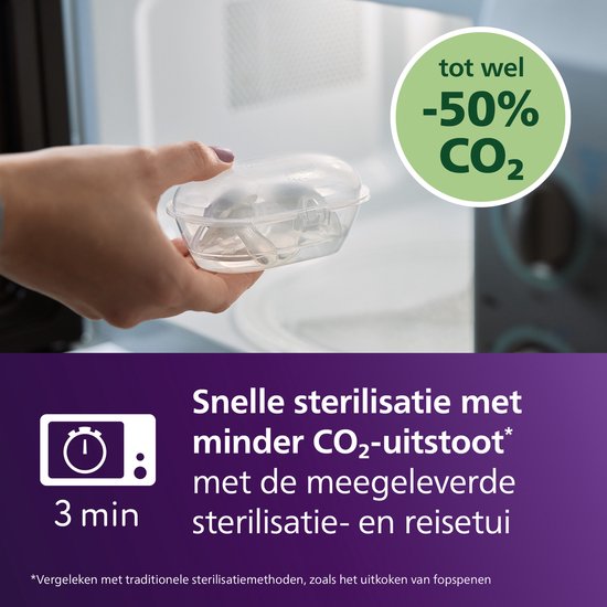 Philips Avent Ultra Soft Nighttime - 0 tot 6 maanden - Glow-in-the-dark fopspeen - SCF094/02 van Merkloos — afbeelding 4