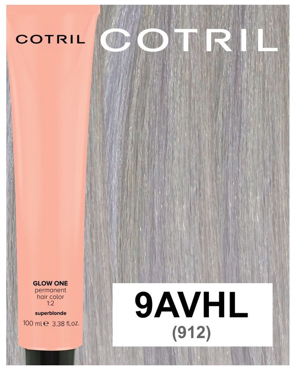 COTRIL GLOW ONE PERMANENT HC 9AVHL BIONDO CHIARISS. SUPERSCH. CENERE IRISEE 100 ML