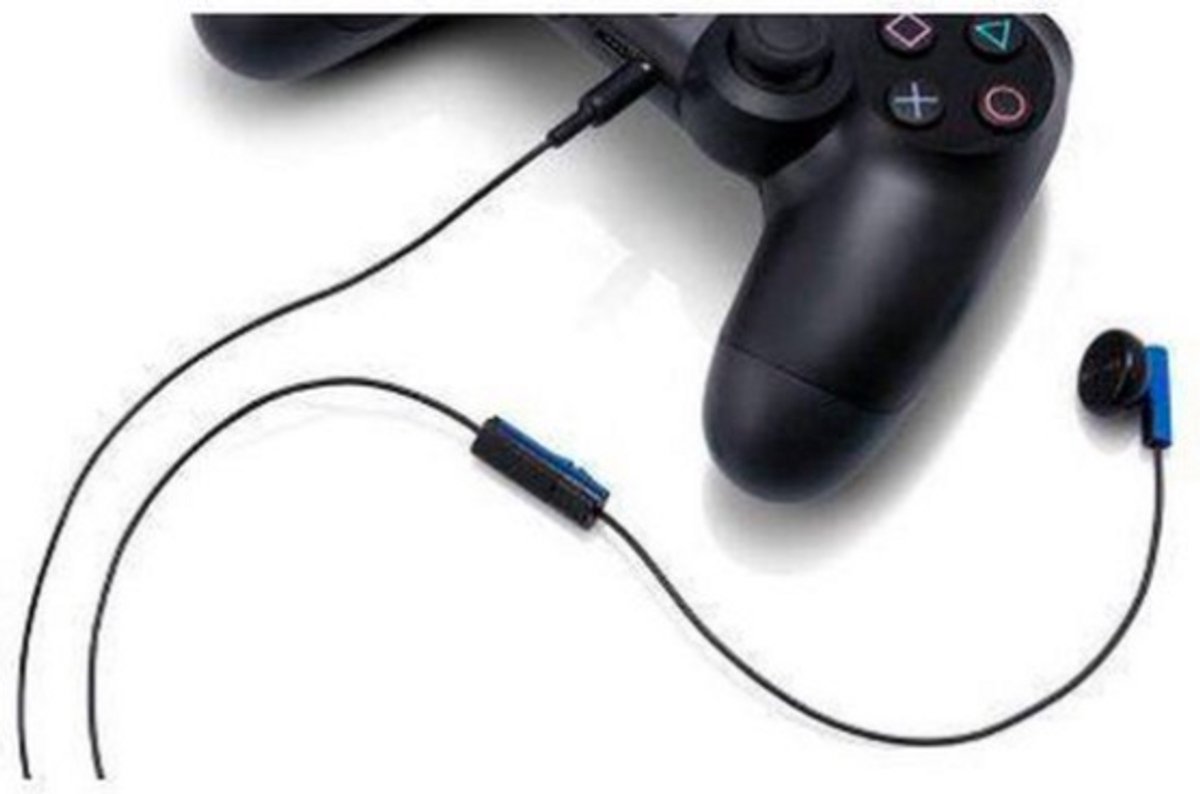 Oortje met Microfoon geschikt voor Playstation 4/5 - In-Earphone 3.5mm Jack Aux – foto 2