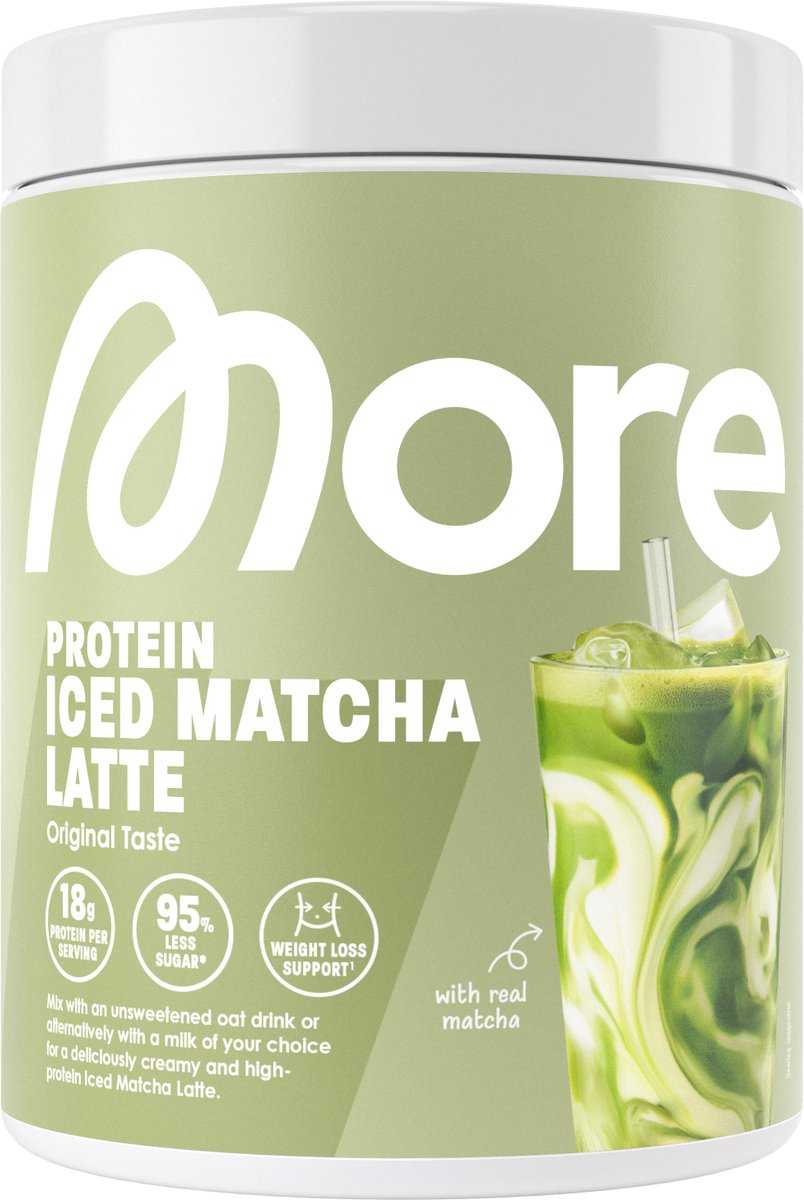 MORE Protein Iced Coffee Matcha (300 gr)