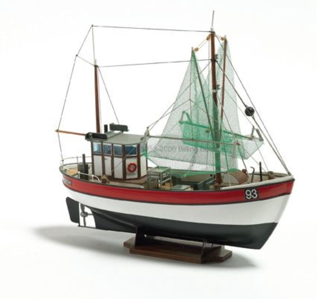 Billing Boats 201 Rainbow garnalencutter met kunststof romp