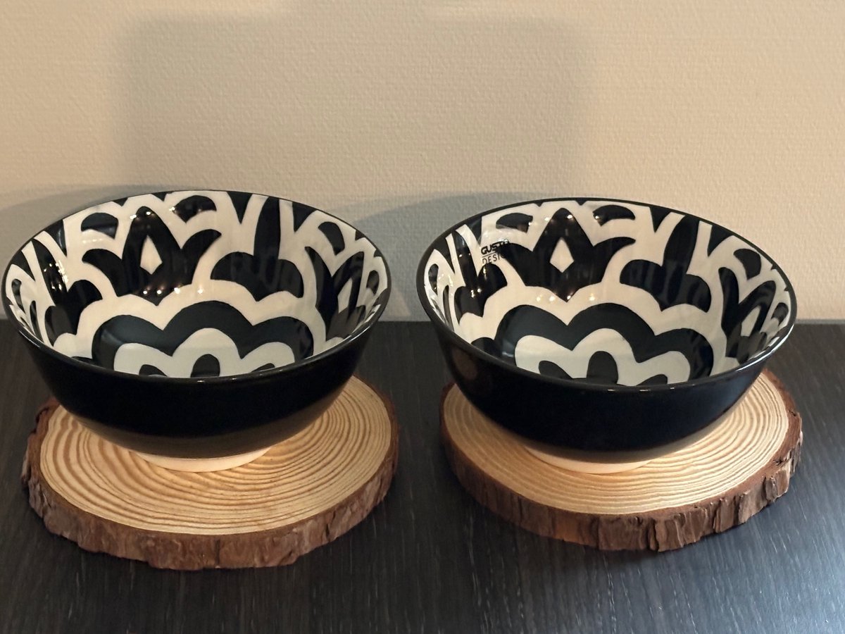 Zwart/Wit Schaaltje – Ø 15,5 cm