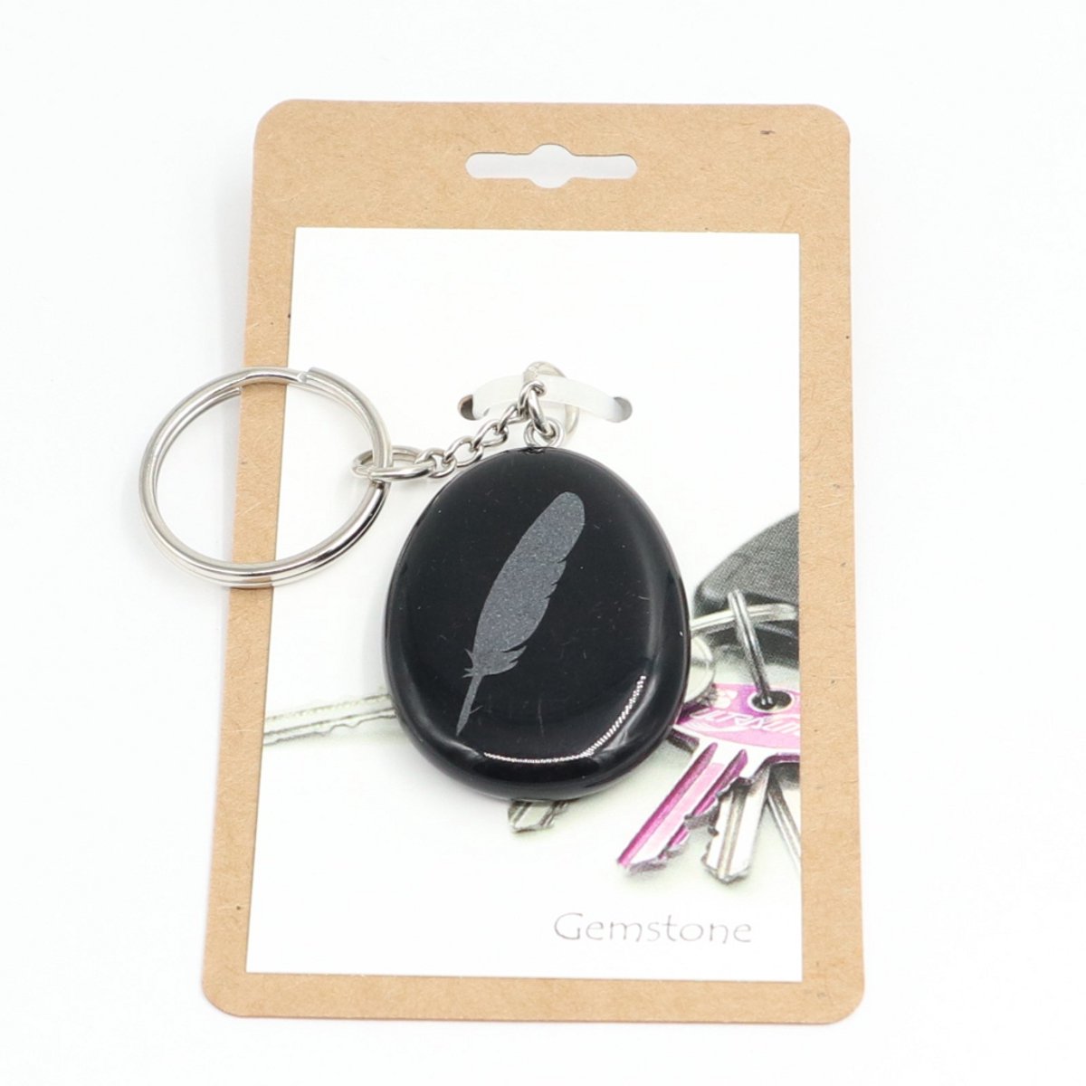 Keychain Veer zwart