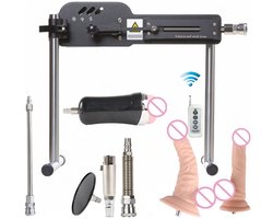 Happyment Neukmachine Voor Mannen & Vrouwen - Fuck Machine Verstelbaar - Sex Machine - Inclusief Dildo’s, Pocket Pussy & Verlengstukken