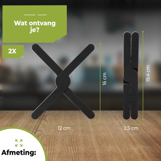 Kuuleyn Siliconen onderzetters voor hete potten en pannen