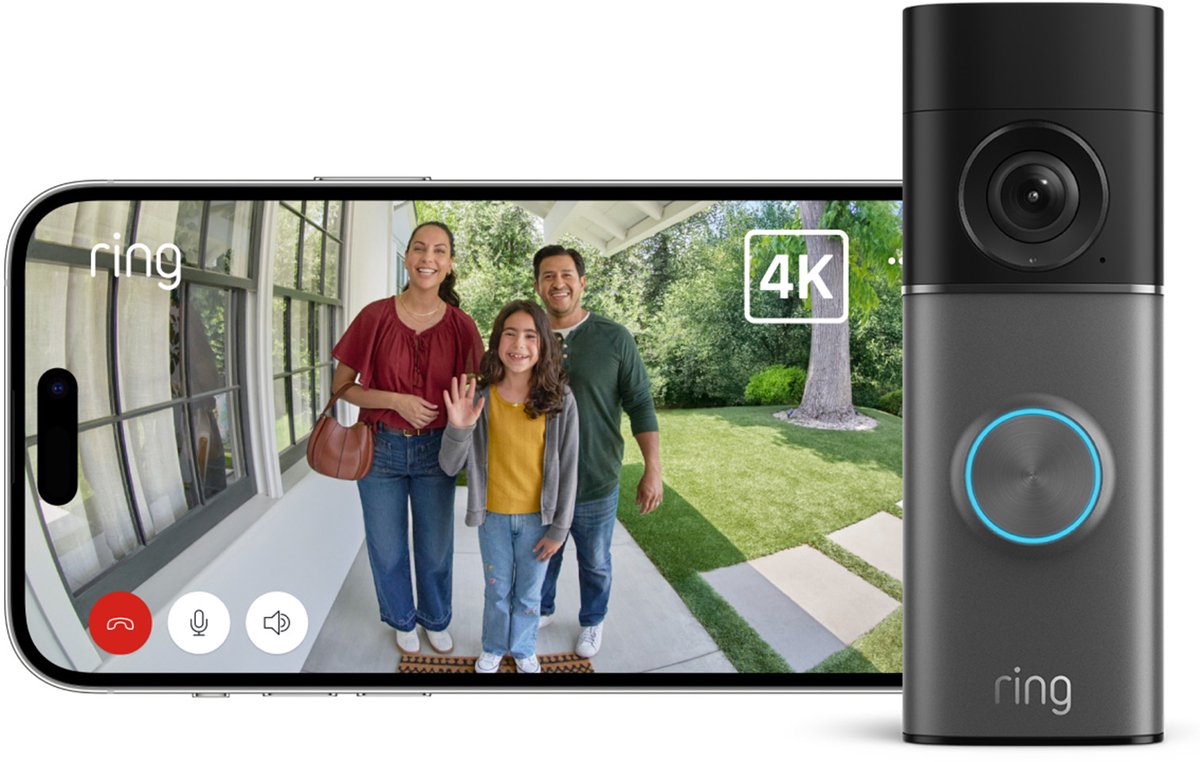 Ring Video Doorbell Pro 3rd Gen Plug-in Zilver Retinol 4K - afbeelding 2