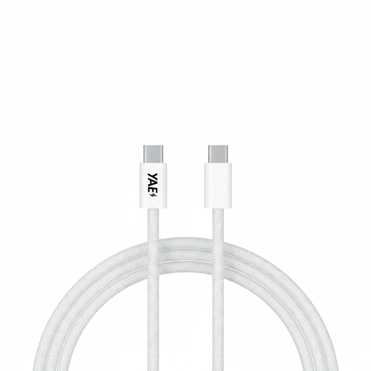 YAE USB C naar USB C Kabel 1M - Sterke Gevlochten Nylon - 1 Meter - Universele Compatibiliteit
