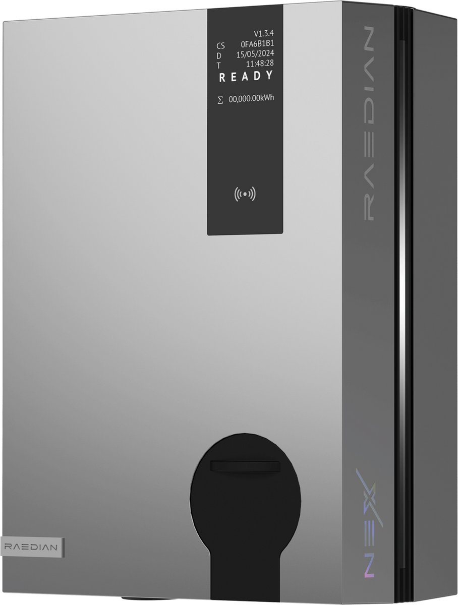 Raedian NEX 22 kW Laadpaal - Snel en Betrouwbaar opladen