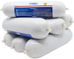 YOEKL Worsten Rund voor honden - Hondenvoer - 7x900 gram - Houdbaar - Natvoer Hond