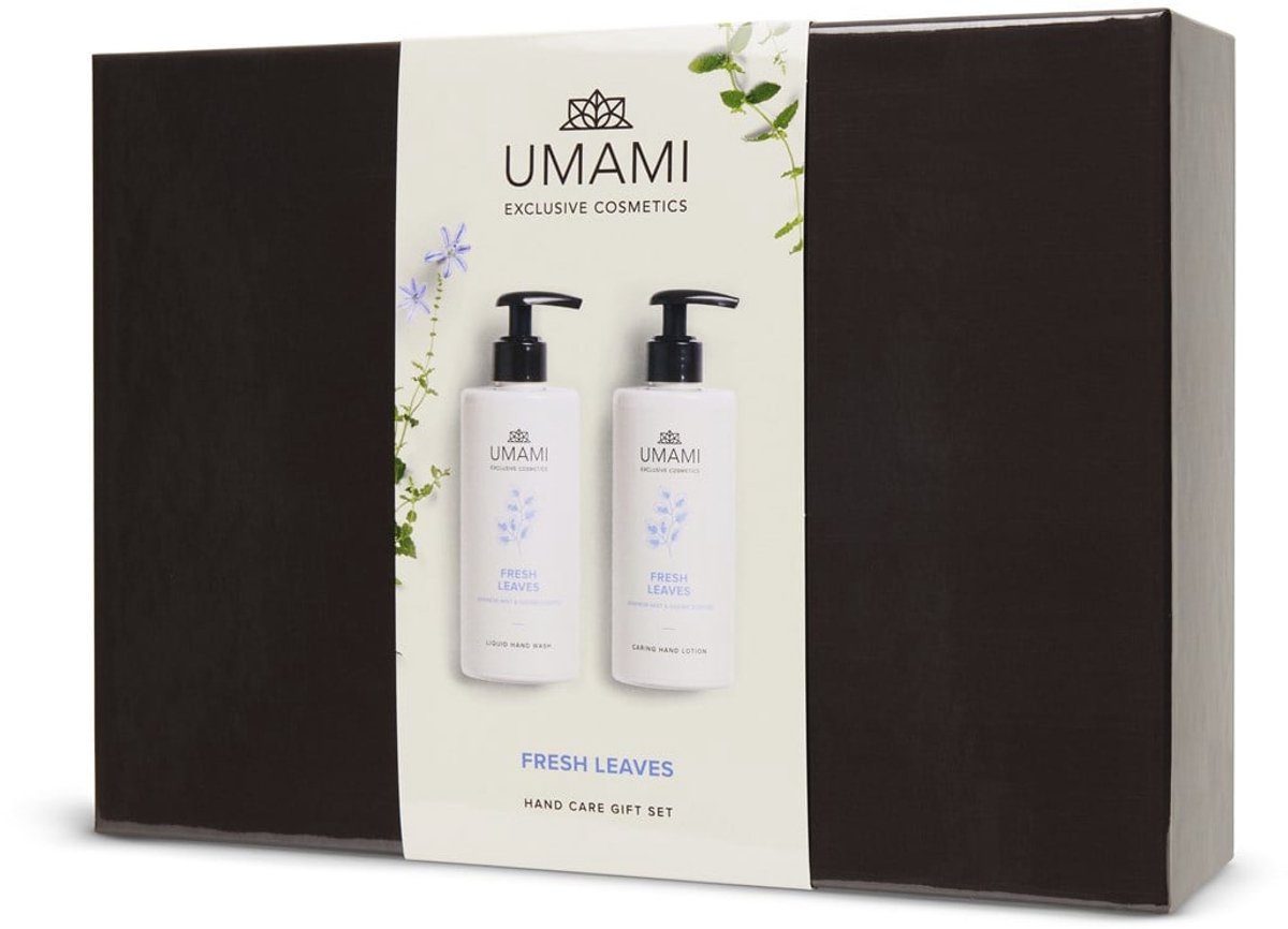 Umami Exclusive Cosmetics Fresh Leaves Hand Care Gift Set Japanese Mint & Ginger