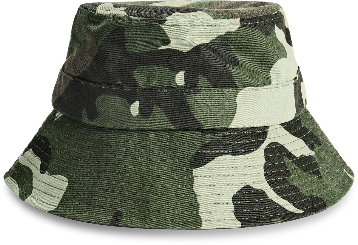 Lacuna | Camouflage Katoenen Bucket Hat