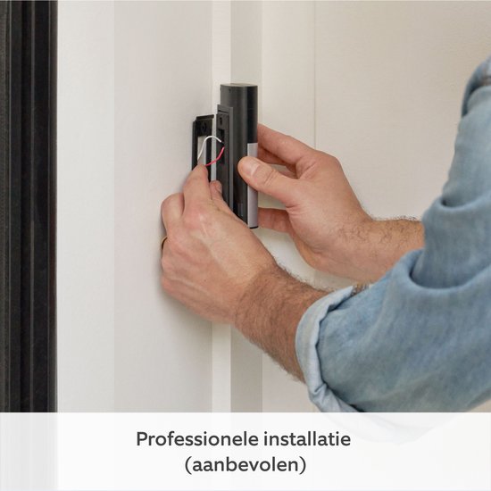 Ring Wired Video Doorbell Plus - Satijn Nickel - Vaste aansluiting - Retinal 2K van Merkloos — afbeelding 3