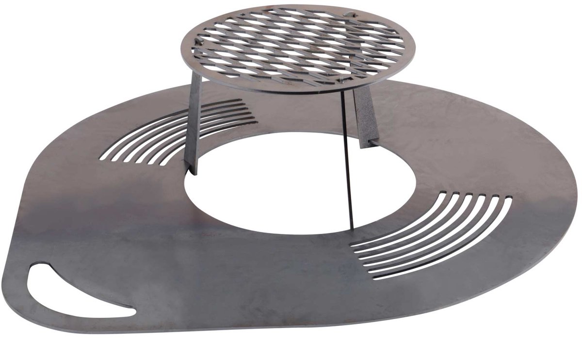 UNUS® Grillplaat voor vuurton of vuurschaal 60 cm staal