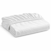 Decoware Hoeslaken - Katoen - Wit - Elastisch - 140x200 cm - Geschikt voor matrassen tot 25 cm