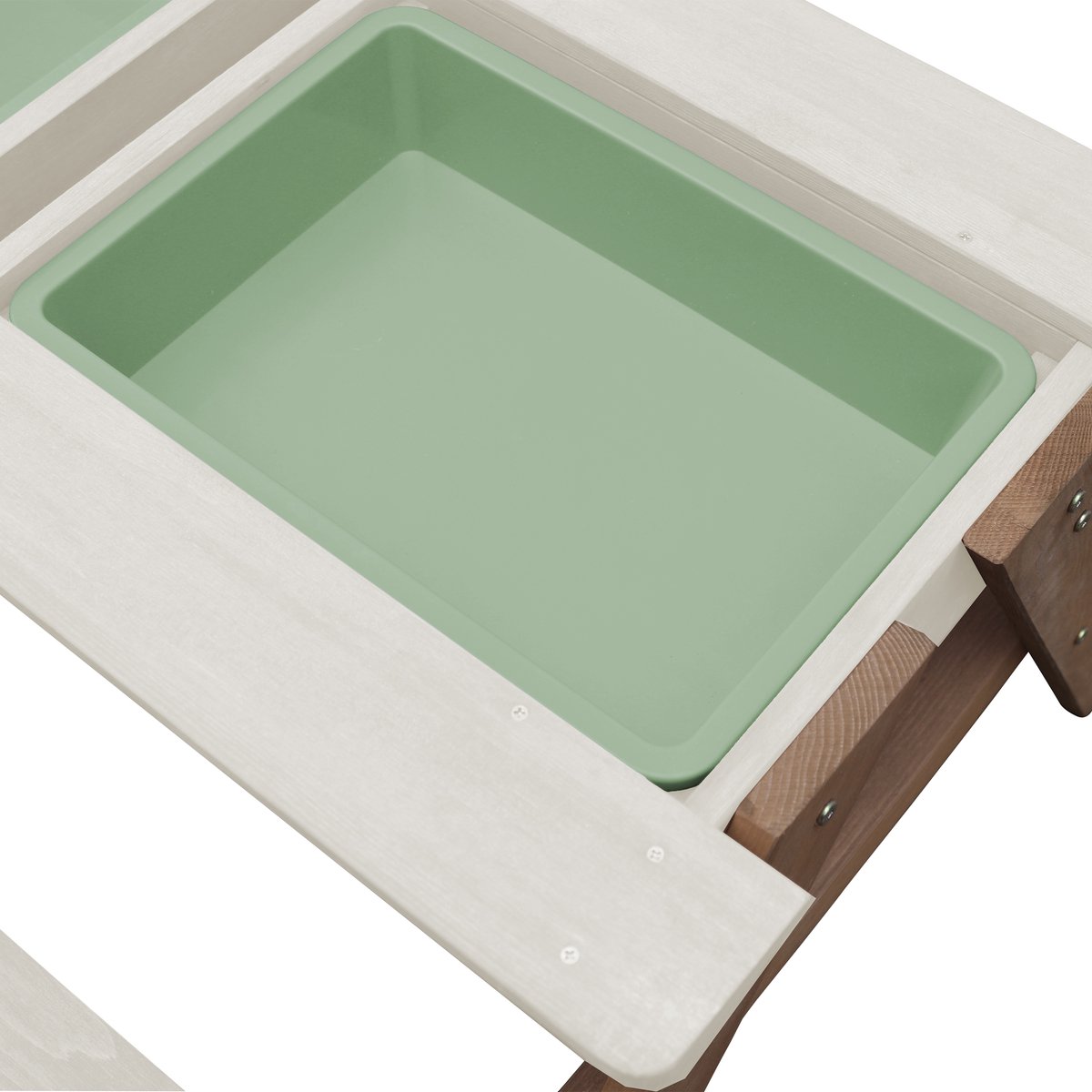 Sunny Dave Zand & Water Picknicktafel in Beige voor kinderen - Multifunctionele Picknick tafel met 2 uitneembare kunststof bakken - FSC hout — afbeelding 7