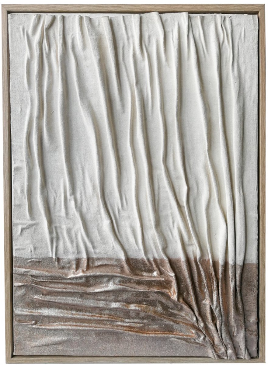 Schilderij abstract tweekleurig
