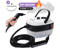 XL Stoomreiniger met 1,5L Watertank & 105°C Stoom - Handstoomreiniger voor Schoonmaak - Stoomreiniger Badkamer & Keuken - Stoomapparaat Reiniger - Steam Cleaner - Hendriqs®