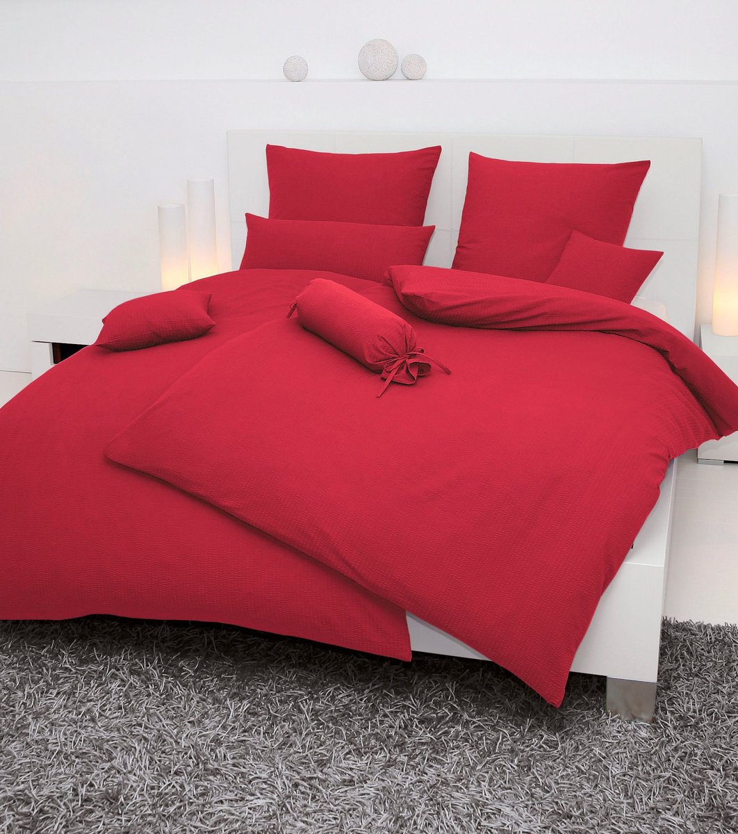 Dreamhouse - Kussenslopen (2 in 1 Set) - Katoen - 60x70 cm - Rood