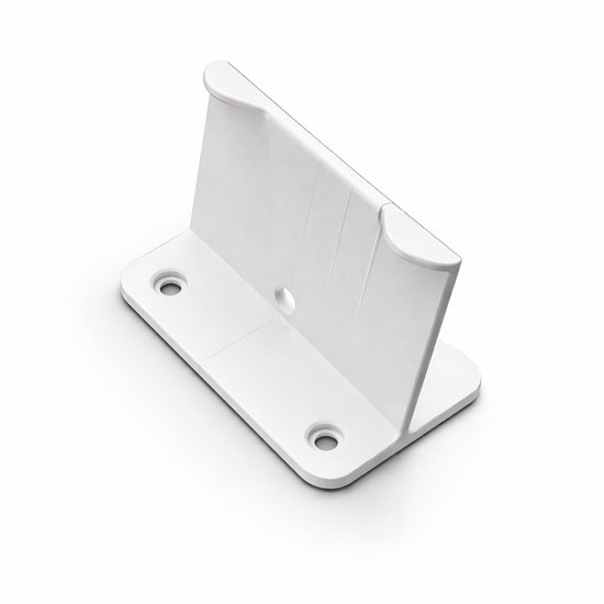 Wandhouder Geschikt voor Google Nest Hub 2e Generatie – Muurbeugel voor Smart Display – Ruimtebesparende Houder – Strak Design voor Keuken, Slaapkamer & Woonkamer – Wit – muurhouder — afbeelding 2